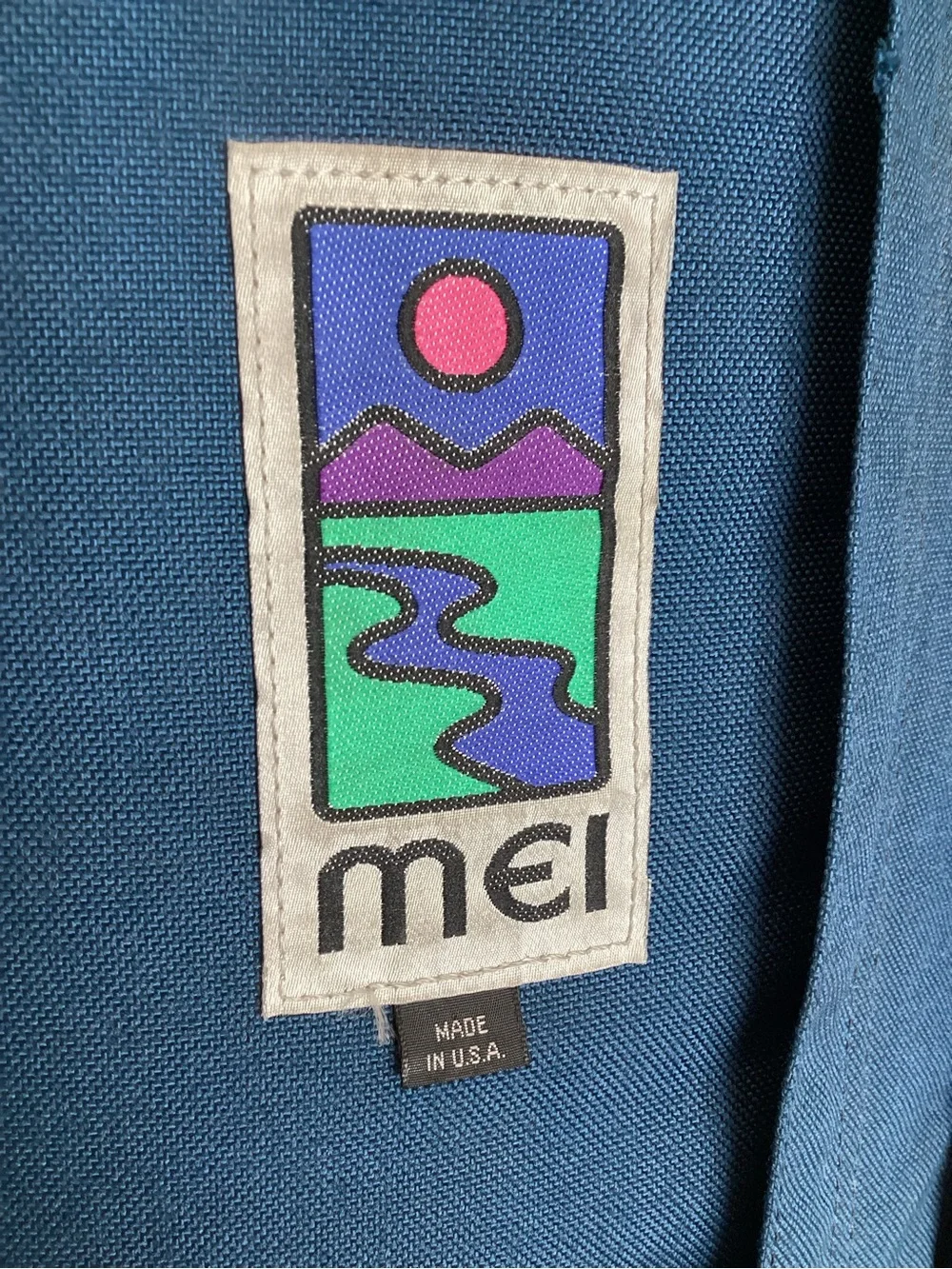 Vintage MEI Voyageur convertible travel backpack made in USA with YKK zippers